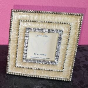 Giftcraft Home Decor Silver-tone Metal, Enamel, & Rhinestone Picture Frame